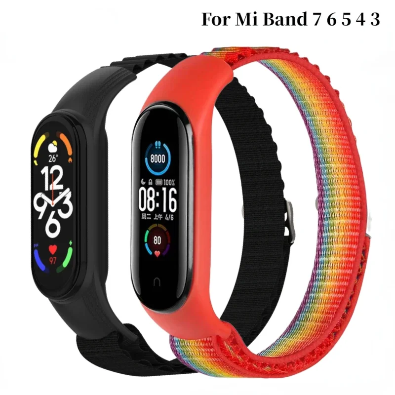 

Ремешок Alpine Loop для Xiaomi Mi Band 7, 6, 5, умный спортивный браслет, сменный браслет Mi Band 7, 6, 5, регулируемый браслет для Mi Band 4 3