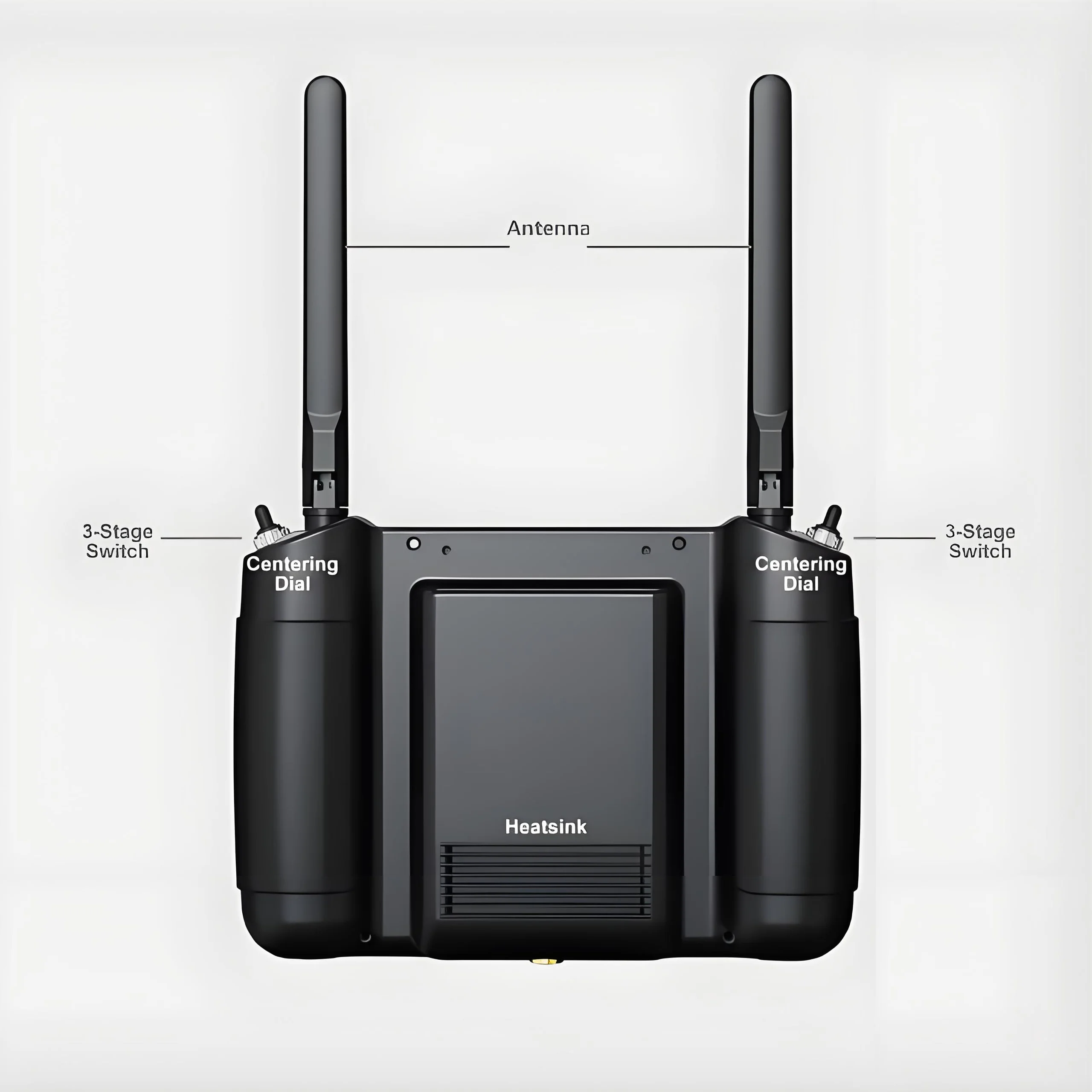 SIYI MK15 Mini HD controlador agrícola inteligente portátil 5,5 pulgadas LCD 1080p 60fps FPV 180ms baja latencia 3,5 KM con CE FCC KC