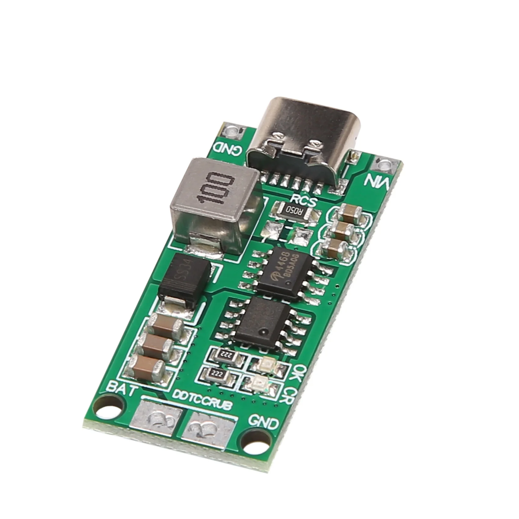 Multi Cell Type C to 8.4V 12.6V 16.8V Step Up Boost LiPo Polymer Li Ion Charger 18650 Lithium Battery(3S 2A) HOT