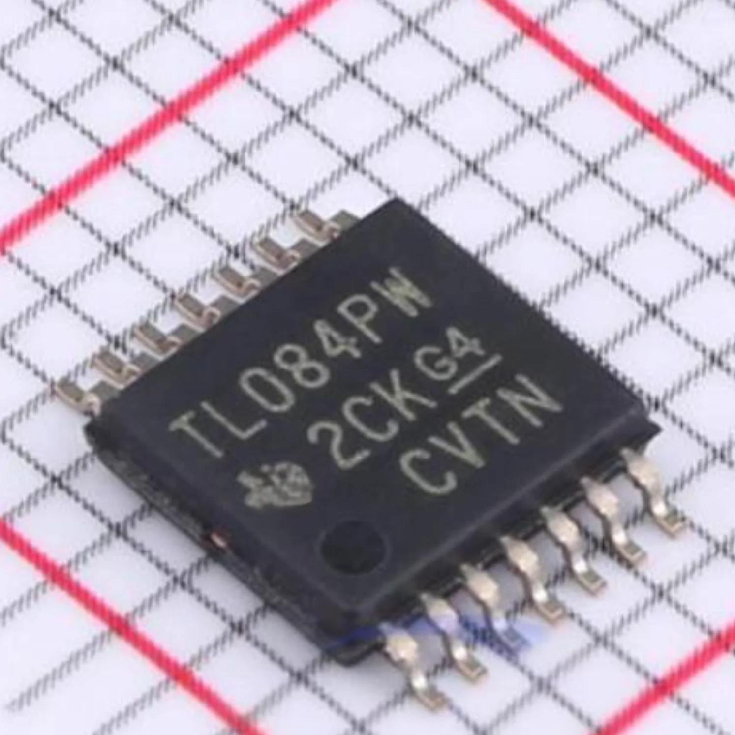 10PCS TL084HIPWR Marking TL084PW TSSOP-14 NEW Original FET Input Operational Amplifier 20V/us 1mV 1pA 5.25MHz Chip IC 4 CIRCUIT