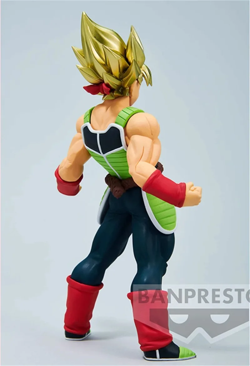 Bandai Original Banpresto Anime Dragon Ball Z Super Saiyan Burdock PVC Action Figures Collection Model Ornament Toy