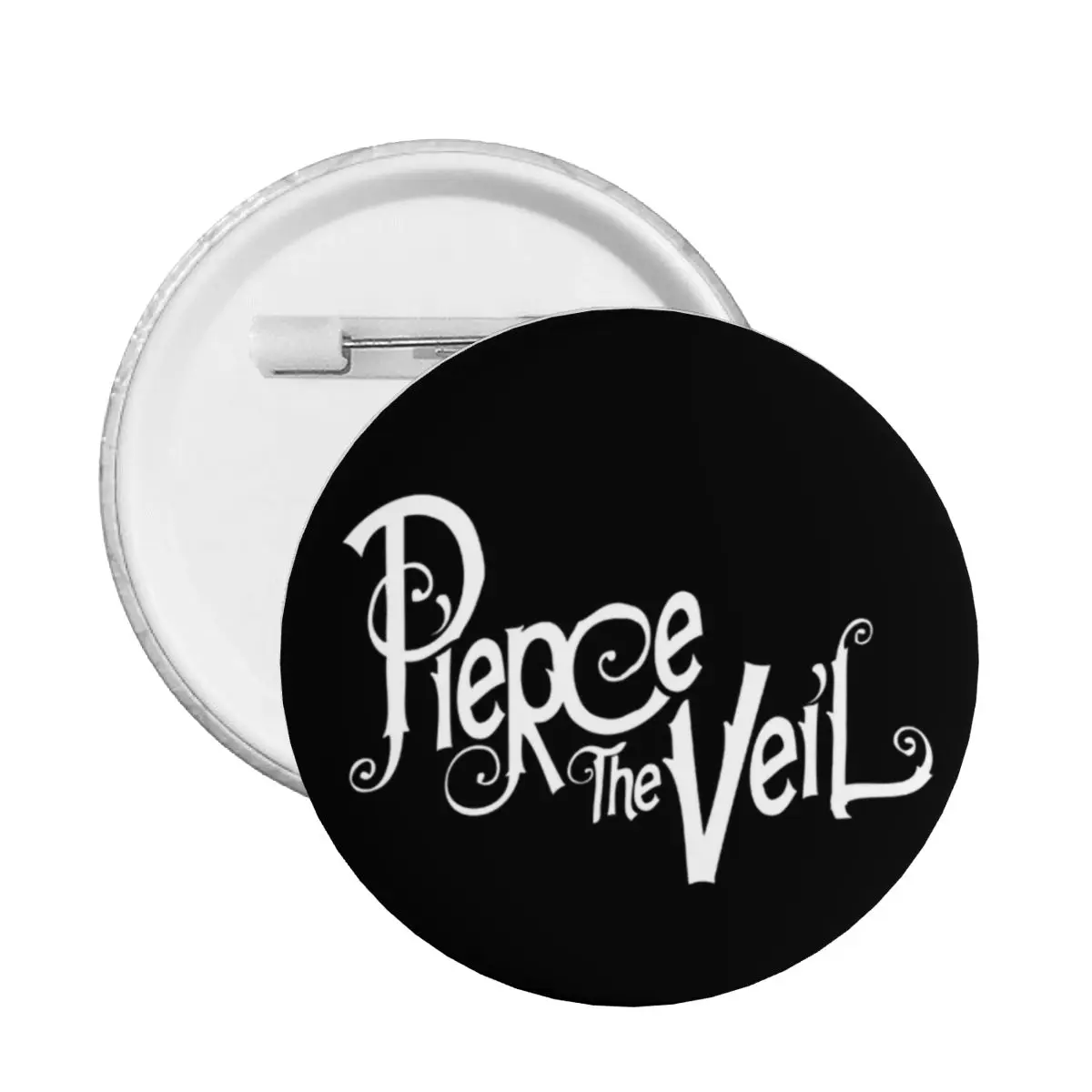 Pierce Veil Logo Pin Badge Music Group Clothes Pinback Buttons Brooches Friends Gift