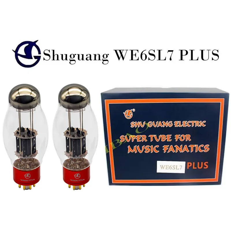 

SHUGUANG WE6SL7 WE-6SL7 Vacuum Tube Valve PLUS Upgradat 6N9P 6SL7GT 6H9C CV1985 6SL7 Electron Tube DIY HIFI Audio Amplifier Kit