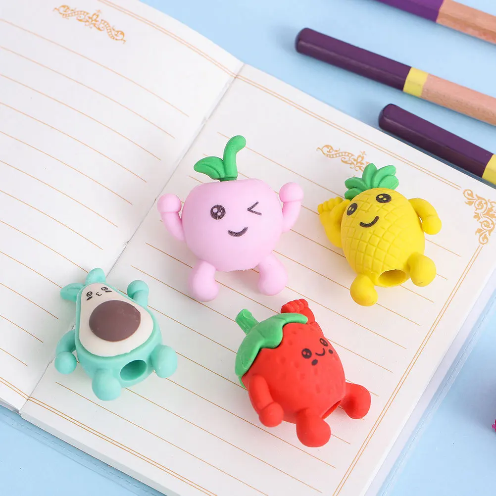 

36Pcs Kids Erasers Fruit Shaped Mini Cartoon Erasers for Classroom Students Study Painting Supplies Cute Eraser