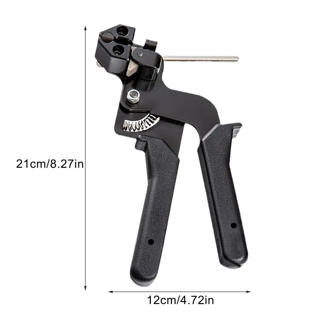 2023 Cable Ties Plier Fastening Strap Cutting Tool Cutter Tension Automatic Zip Gun Stainless Steel Locking Tie Hand Wrap Tool