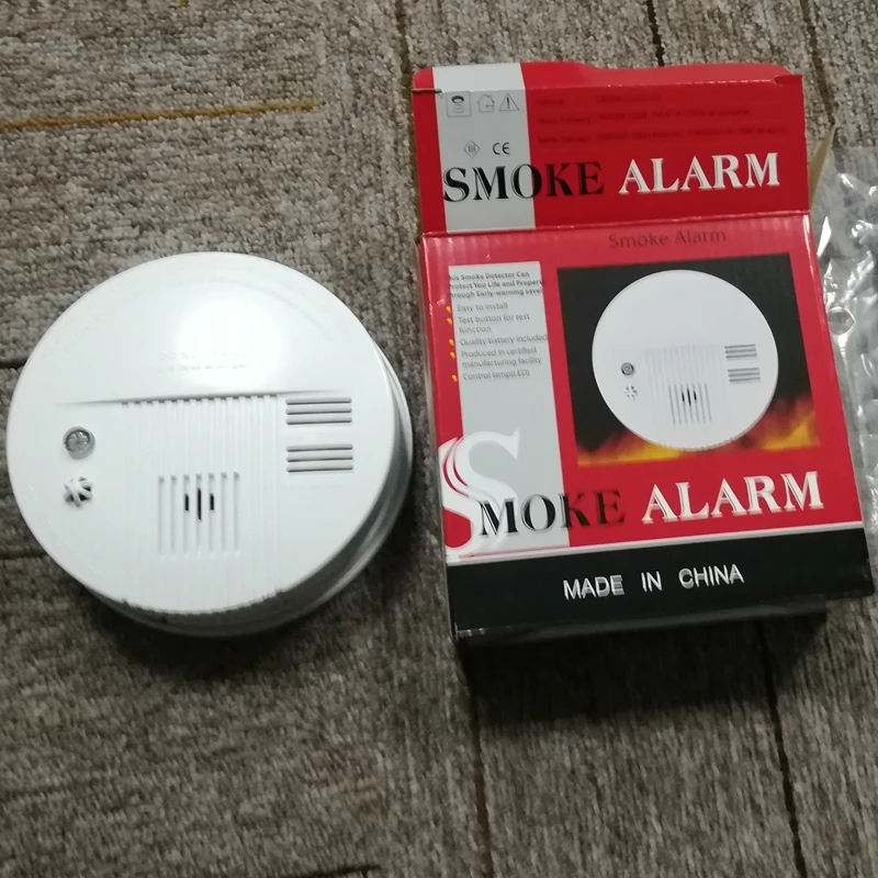 SUMRINGFREE2-Double Sensor Detector De Fumaça, Alarme De Fumaça, Detector De Incêndio, Longa Vida, 9V, AC110V-220V, $10-$2