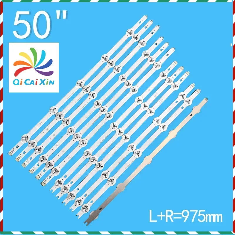 

LED strip For LG 50"TV TX-50AS740 TX-50AS650 6916L-1824A 6916L-1825A 6916L-1826A 6916L-1827A LC500DUF UG F1 V14 Slim DRT Rev0.2