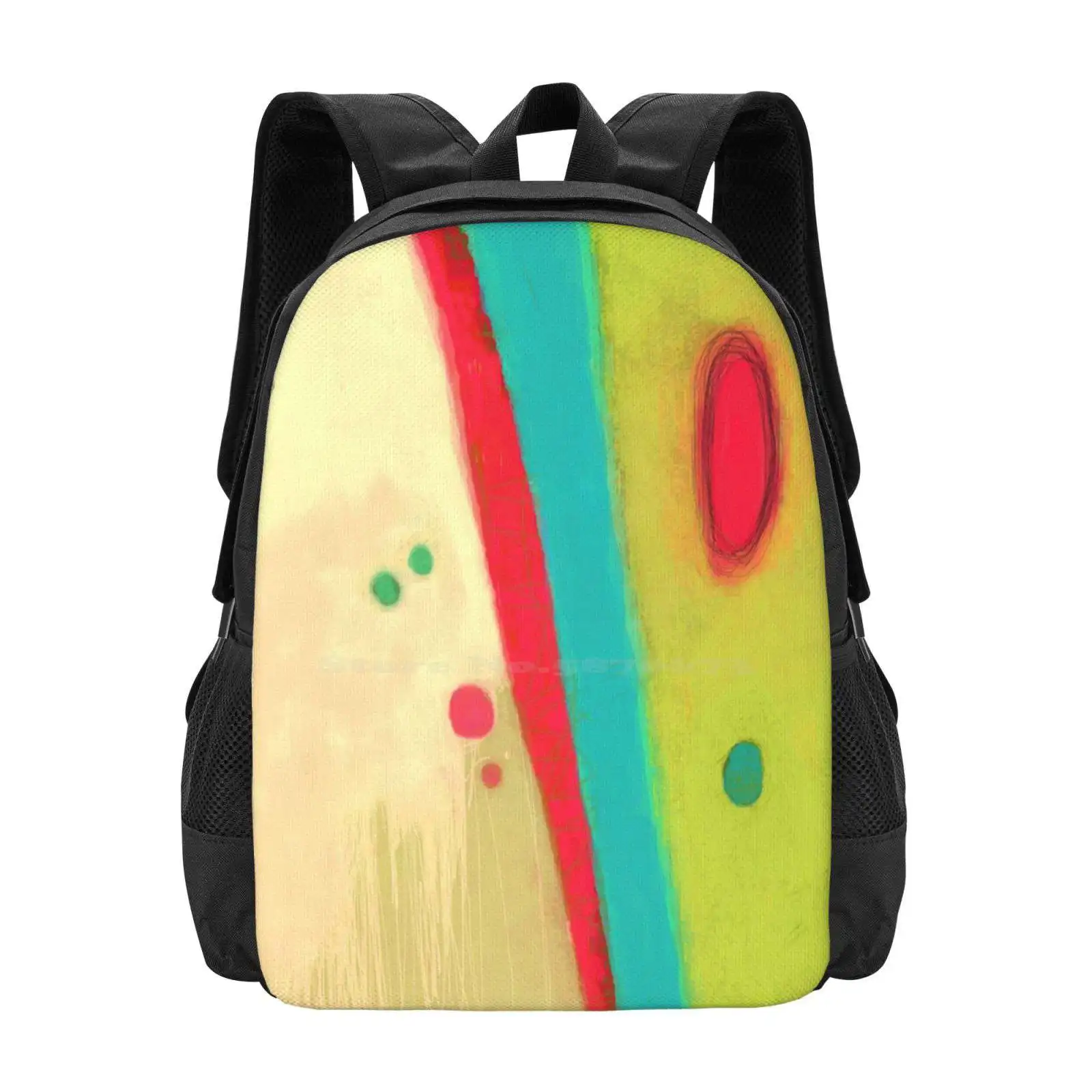 Meet Me Large Capacity School Backpack Laptop Bags Meeting Waiting For You Tastefully Tastefull Decorated Decorative Spring