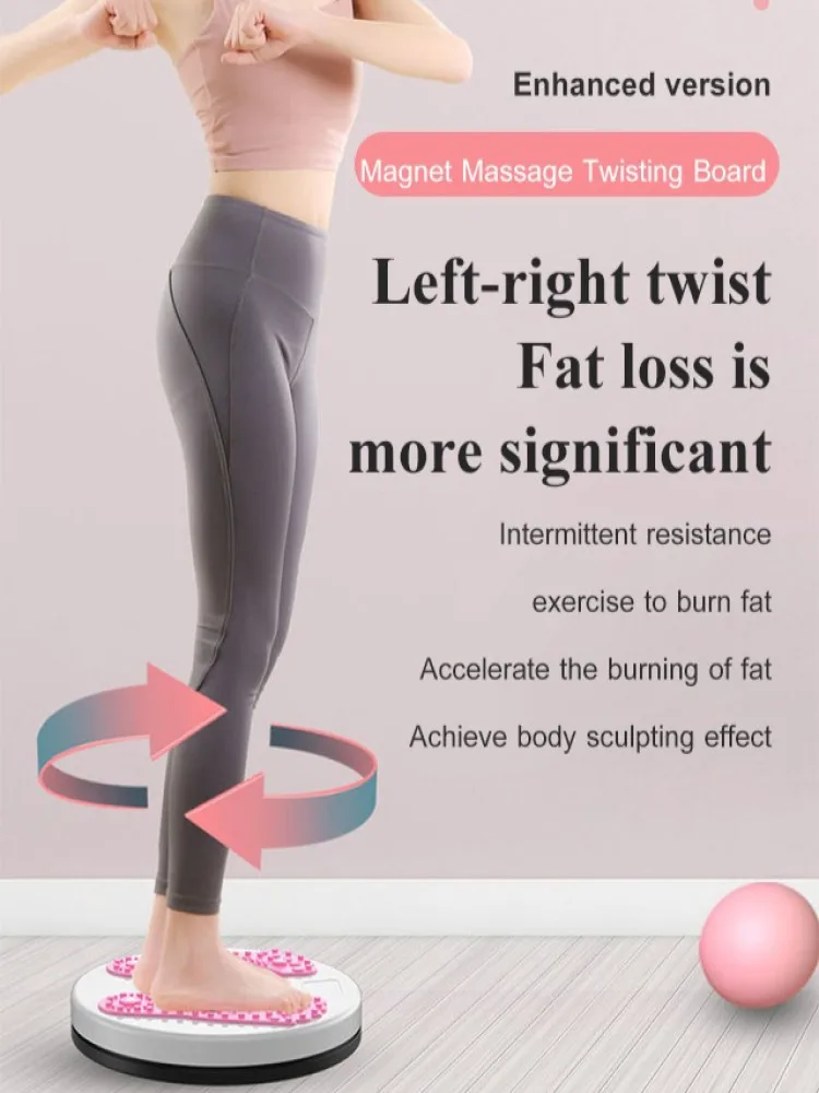 Twist e Shape Rotating Waist Machine para fortalecimento abdominal e lombar