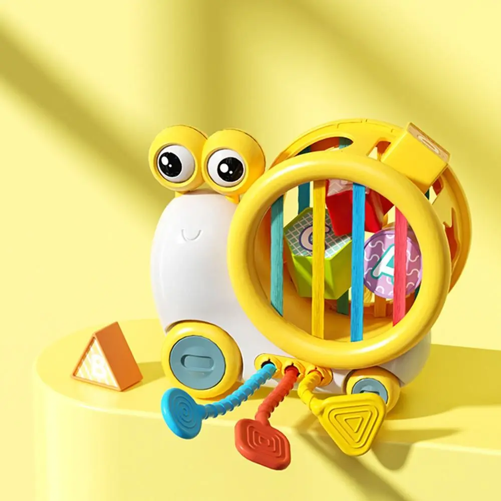 Trieur de formes d'escargot, jouets interactifs d'apprentissage précoce, blocs de Cognition de formes colorées, éducatifs Montessori