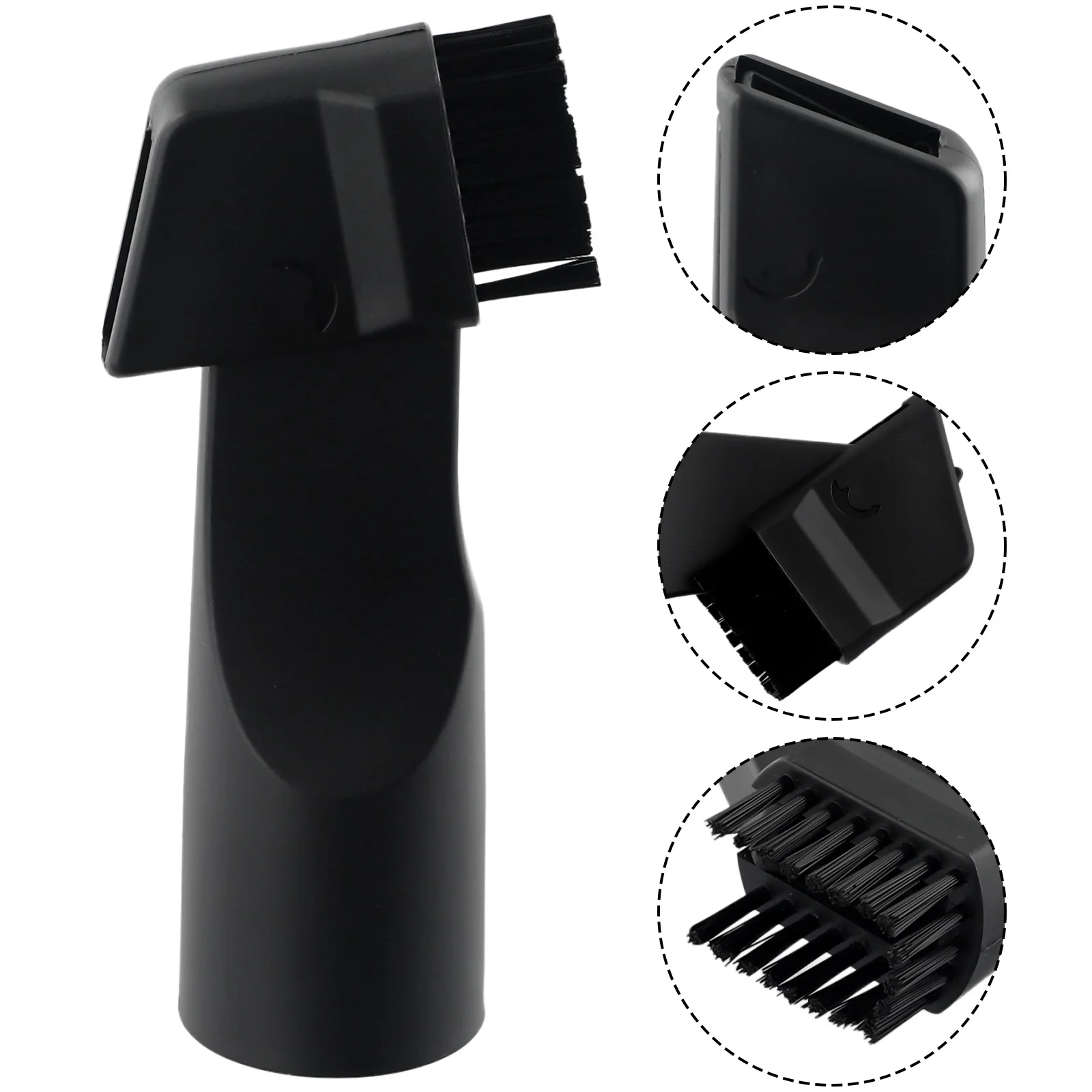 Spazzola per aspirapolvere 32mm 2 in 1 Aspirazione piatta Ugello di aspirazione PP Spazzola per aspirapolvere Connettore per testina Articoli per la casa