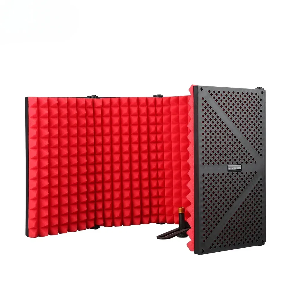 ميكروفون الصوت درع لوحة رغوة صوتية/ميكروفون شاشة بلاستيكية عازلة للصوت/لوحة عازل ميكروفون تسجيل الاستوديو