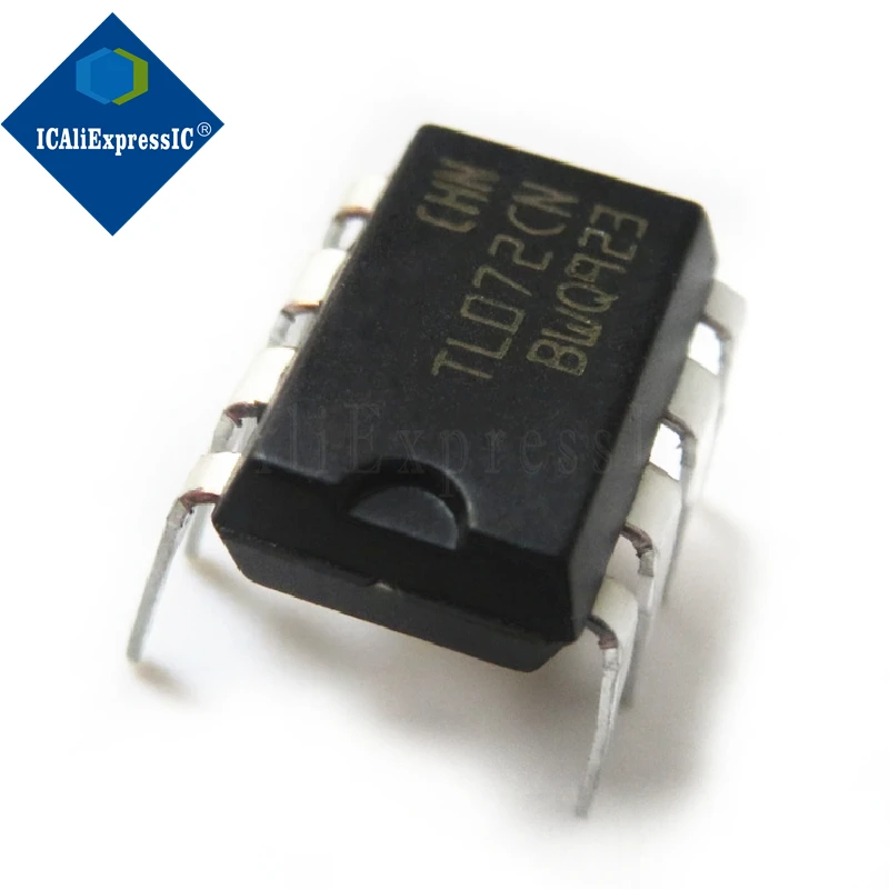 10pcs/lot TL072CN TL072 TL072C TL072CP DIP-8 = NJM072D 072D Amplifiers - Op Amps Dual Low Noise JFET new original In Stock