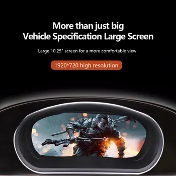 Carcluster 12,3'' palcový LCD digitální přístrojový panel pro VW Amarok 2017-2025 let digitální palubní deska automatický přístrojový panel kokpitu 10 nejlepší prodej digitální palubní deska VW - №10