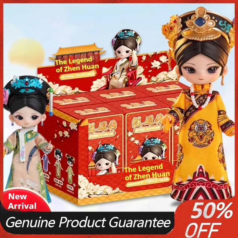 

Simontoys Zhen Huan Passes On Bjd Blind Box 12-точечная подвижная кукла на пуговицах, кобальт Лу, модная игрушечная фигурка, ручная работа