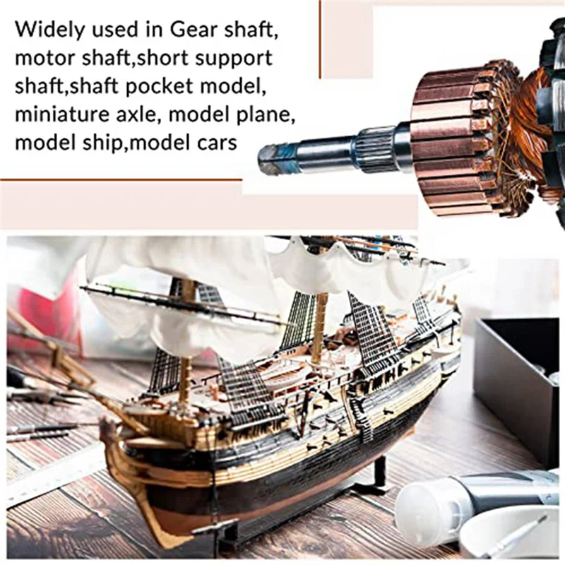 

AC88-Pure Copper Round Rod 11.8 Inch Length Bare Copper Metal Rod Solid Copper Rod Lathe Bar Stock (10 Pcs, 5 Mm Dia)