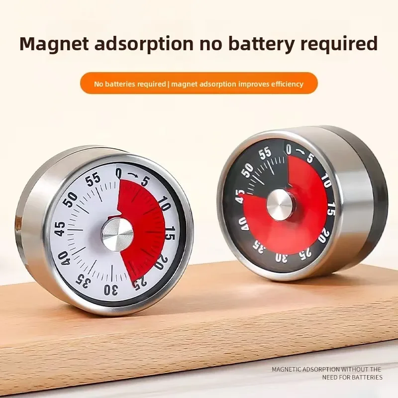 1pc Visual Timer Mechanical Countdown Timers Kitchen Classroom Baking Clock For Teaching Meeting Cookin Working