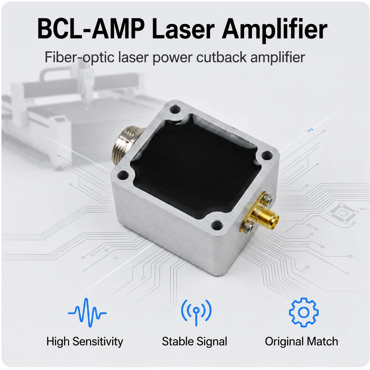 BOCHU BOCI  Original BCL-AMP Amplifier Preamplifier Sensor Controller Capacitive Sensor For Laser Cutting Machine