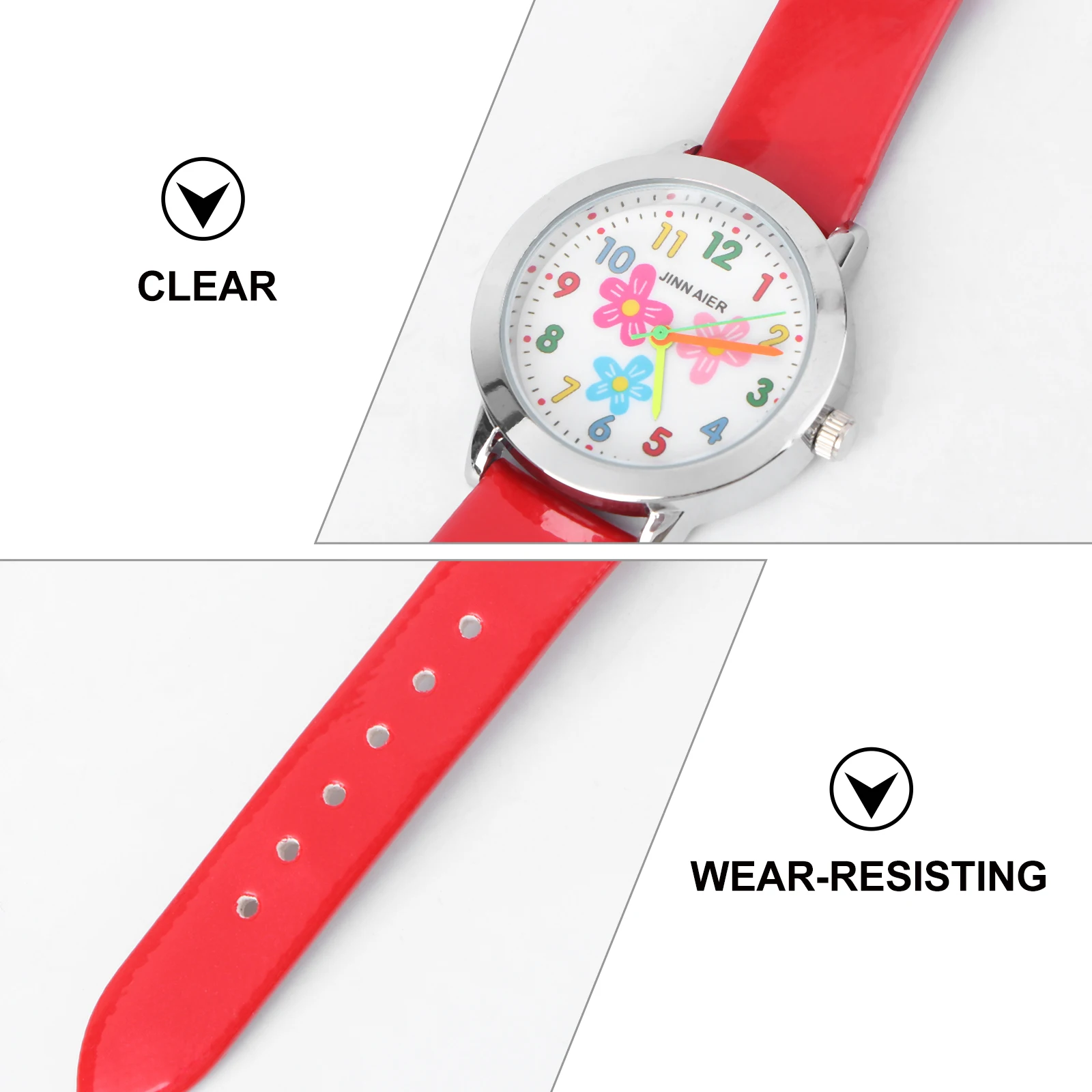 

Cartoon Digital Watch Time Teaching for The Flowers Princess Toddler
