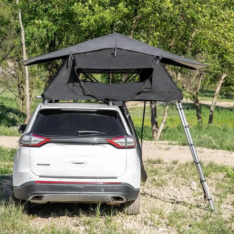 PVC Coating Pop Up Car Roof Top Tent For Camping Waterproof