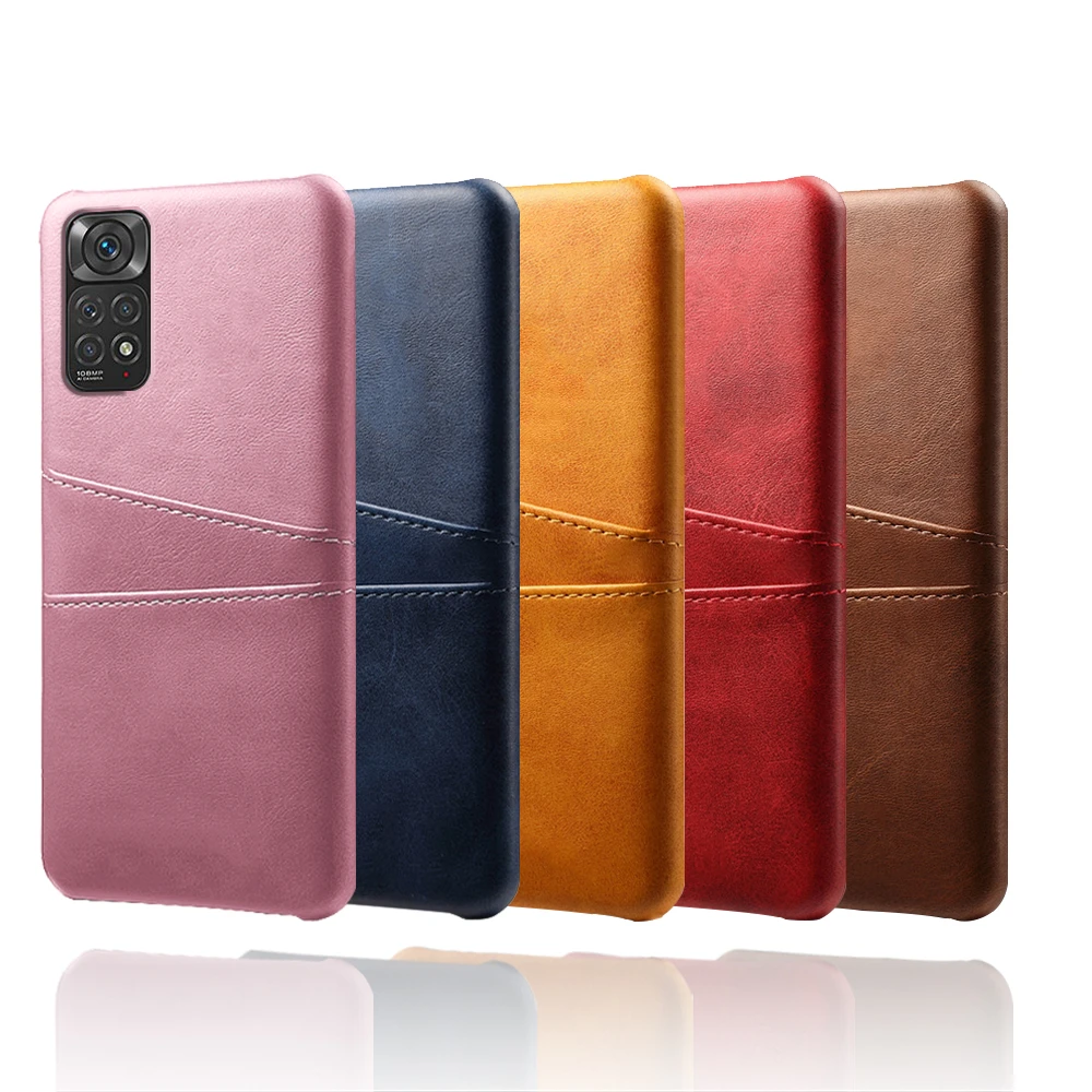 For Redmi Note 11 Case For Xiaomi Redmi Note 11 11E 11T 11S 4G Luxury PU Leather Card Slots Cover For Redmi Note 11 Pro Plus 5G