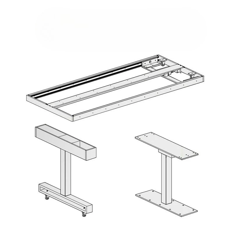 Lifting island track Electric side pull living room bar kitchen dining table countertop, extension push-pull hidden