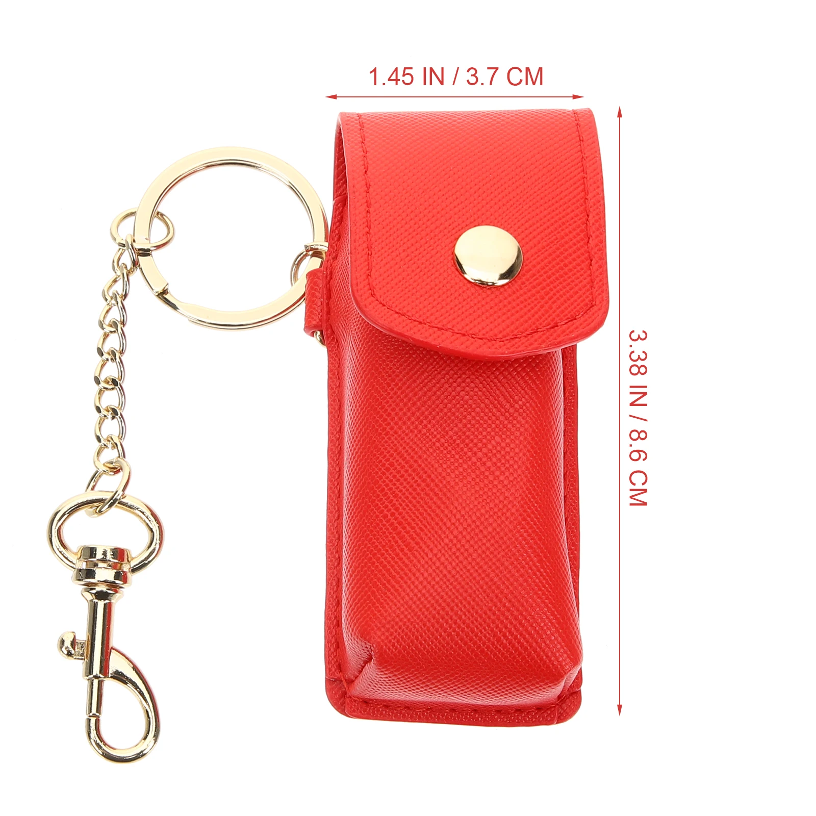 

Portable Lipstick Holder Keychain Compact Lip Balm Case Durable Travel Accessory Small Pouch For Purse Bag Gift