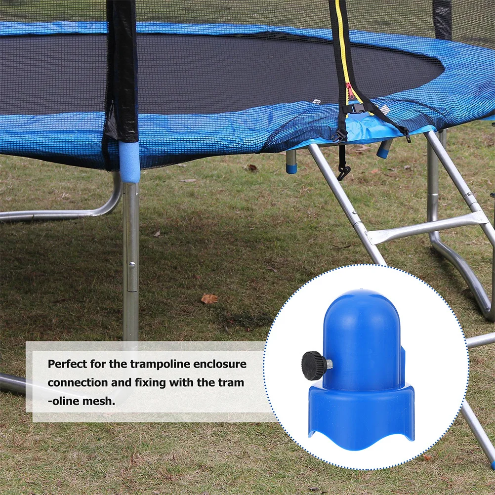 4 مجموعات قبعة أنبوب الترامبولين سهلة التركيب قبعات نهاية القطب ل الضميمة المستقرة صافي دعم حل غطاء قضيب مانعة لتسرب الماء #6