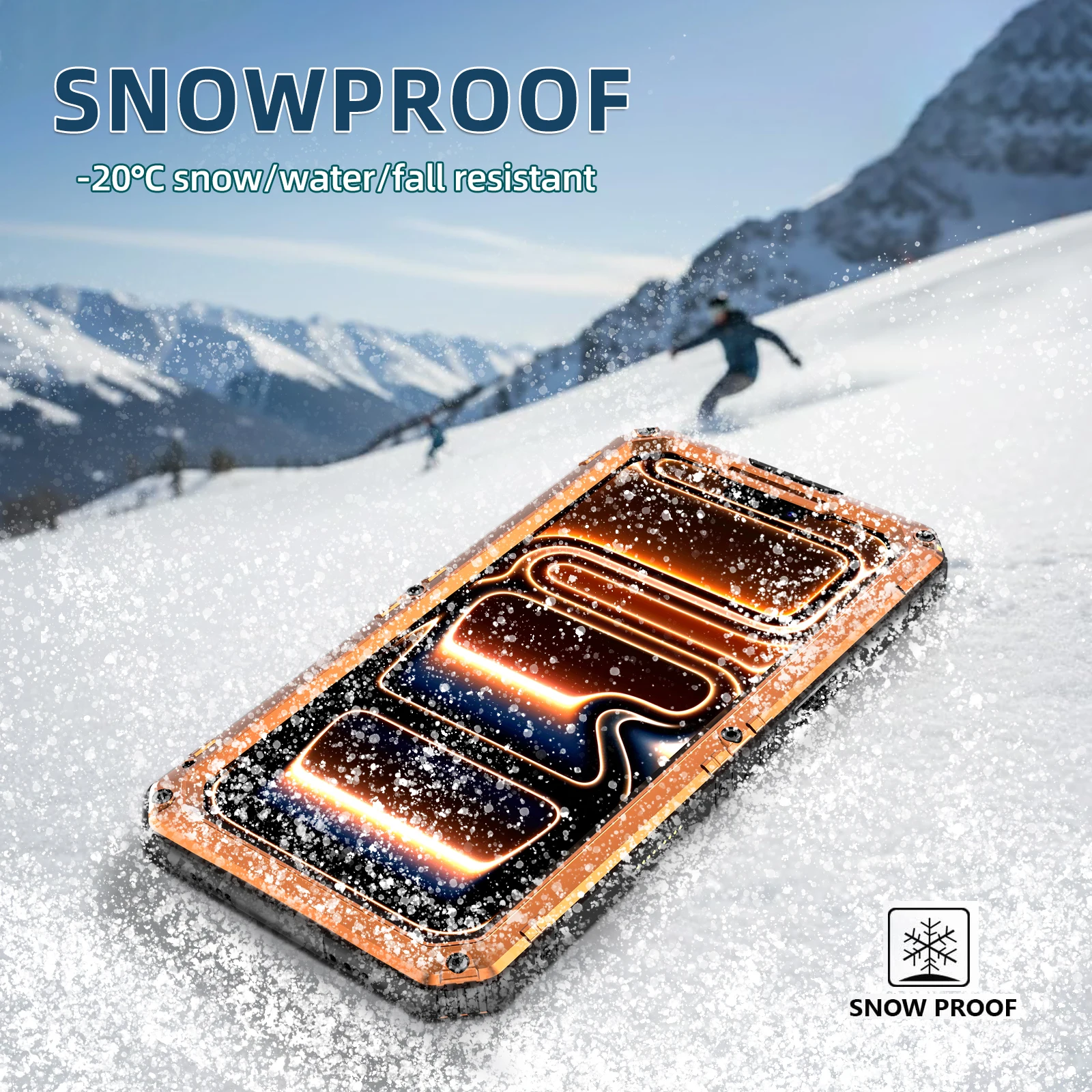 Wojskowe etui antywstrząsowe do iPhone 17 Pro 16E Air 16 15 14 13 12 Pro Max IP68, w pełni wodoodporne, silikonowe zabezpieczenie, aluminiowa obudowa. — zdjęcie produktu 4