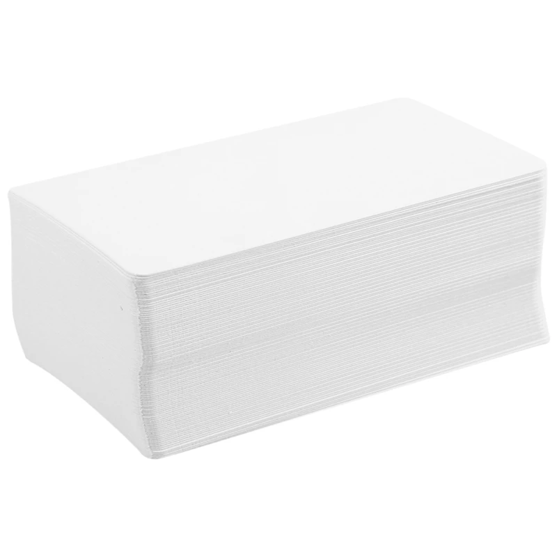 

Blank White Cardboard Paper Message Card Business Cards Word Card DIY Tag Gift Card About 100Pcs (White)