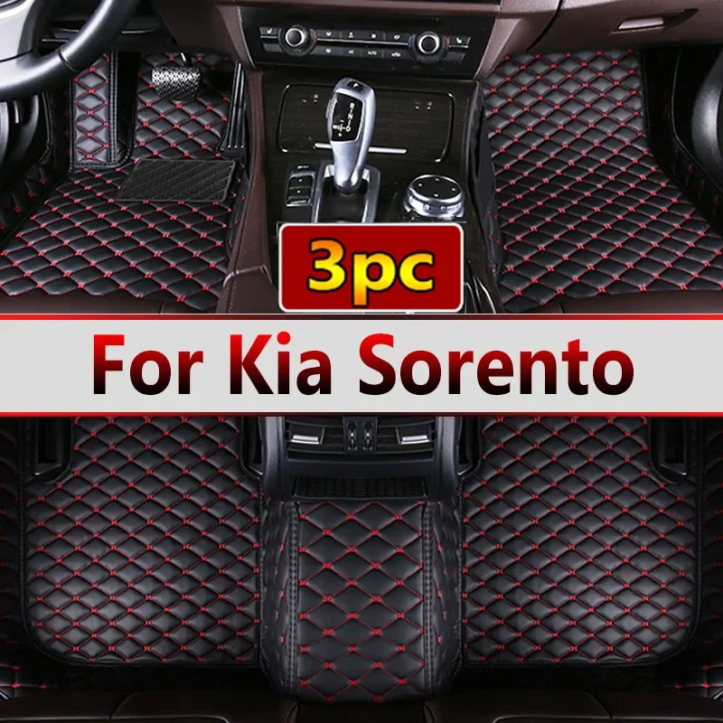 Car Floor Mats For Kia Sorento 5Seats 2009 2010 2011 2012 Custom Foot Pads Automobile Carpet Cover Interior Accessories