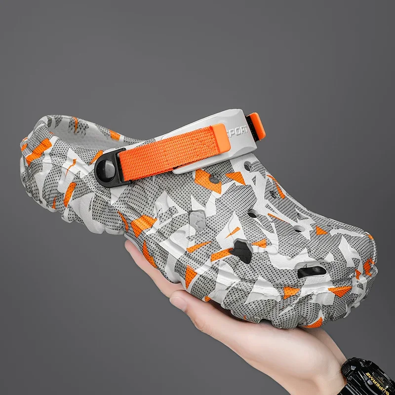 

Man Shoes Summer Clogs Slippers Men Clogs Slippers Soft Breathable Beach Slippers Men Home Slippers Outdoor Antiskid Slippers