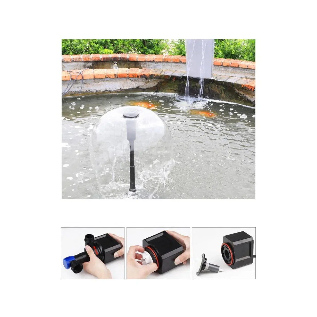 SUNSUN CUF-2800 Series Submersible Price Aquariums Fish Pond Water For Garden Fountain Pump With UV Lamp