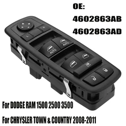 Car Accessories Window Switch 4602863AB For 2009-2012 Dodge Ram 1500 2500 3500 Truck Electric Power Glass Lifter Control Button