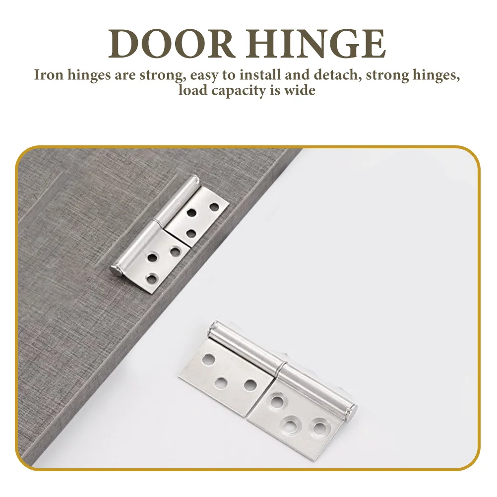 

1 Pair Heavy Duty Iron Flag Hinge Detachable Slip Joint For Door Window Cabinet Chest Wood Box Lift Off Hinges Hardware