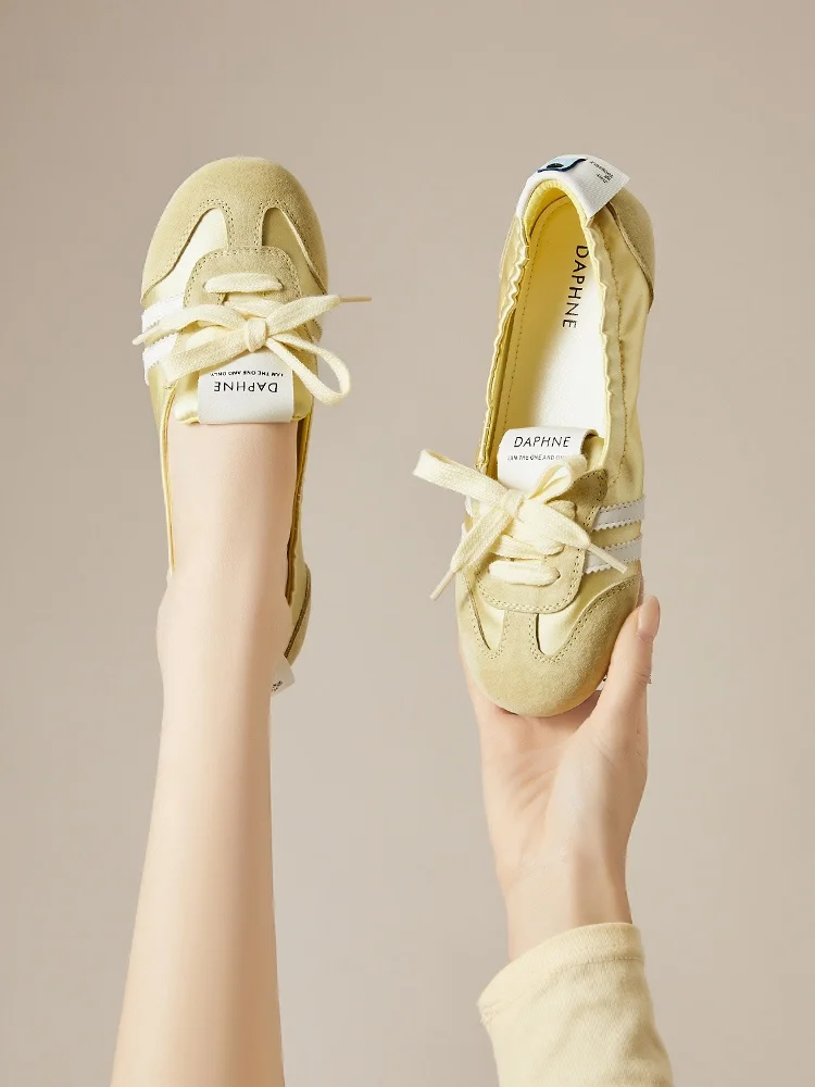 

Daphne Ballet Flat oes женские новые дышащие мягкие ботинки без шнуровки 2025, спортивные повседневные модели Cross Bule Color Blo Design