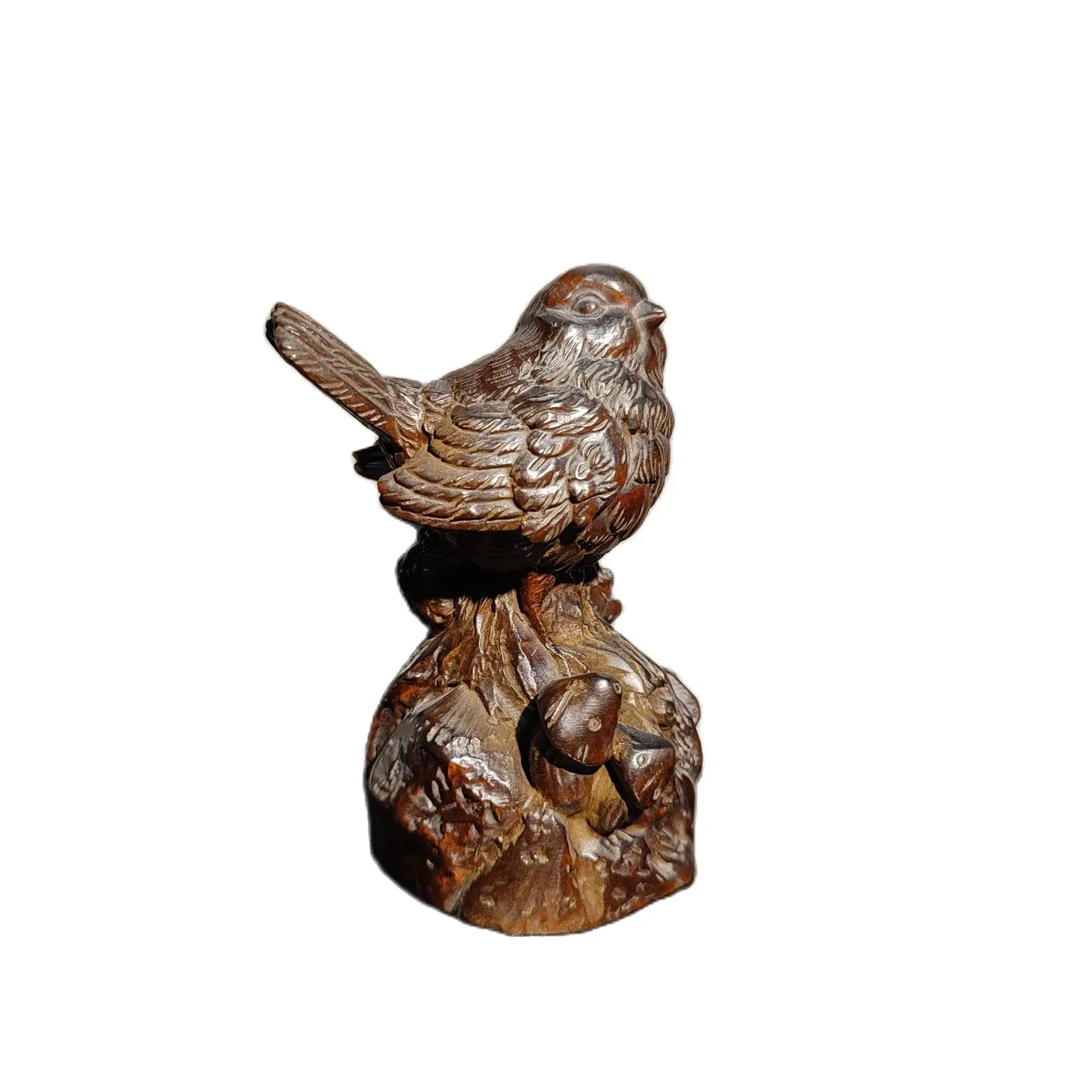 

vintage folk art wood carving bird wooden statue decorative sculpture home decor decorative sculpture home decor