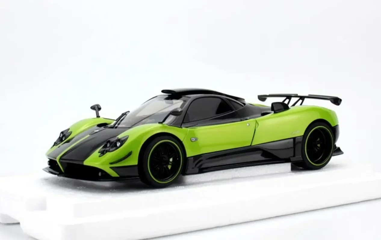 

Коллекция литой модели автомобиля 1/18 для Pagani Zonda Five 2009, оранжевые/зеленые/красные подарки, хобби-демонстрация орнаментов