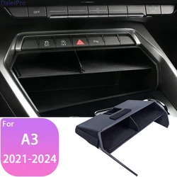 Car Armrest Box For Audi A3 8Y 2021 2022 2023 2024 Center Console Organizer Tray Armrest Box Car Phone Holder Box Accessories