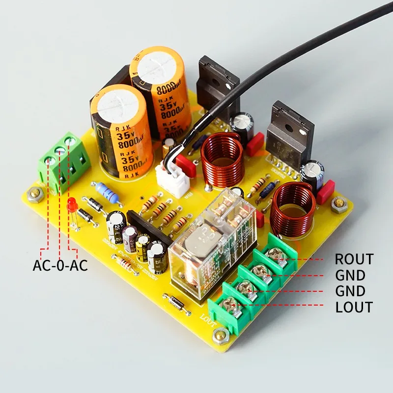 CG Circuit 50W*2 SK18752 2.0 Channel Stereo HIFI Audio Power Amplifier Board Finished