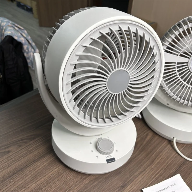 Household Small Desktop Turbine Air Circulation Fan Mini Small Desktop Fan Electric Fan