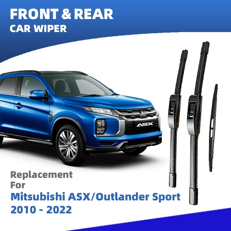 

LHD Front Rear Windshield Wiper Blade For Mitsubishi ASX Outlander Sport 2010-2022 RVR Accessories 2011 2012 2016 2017 2019 2020