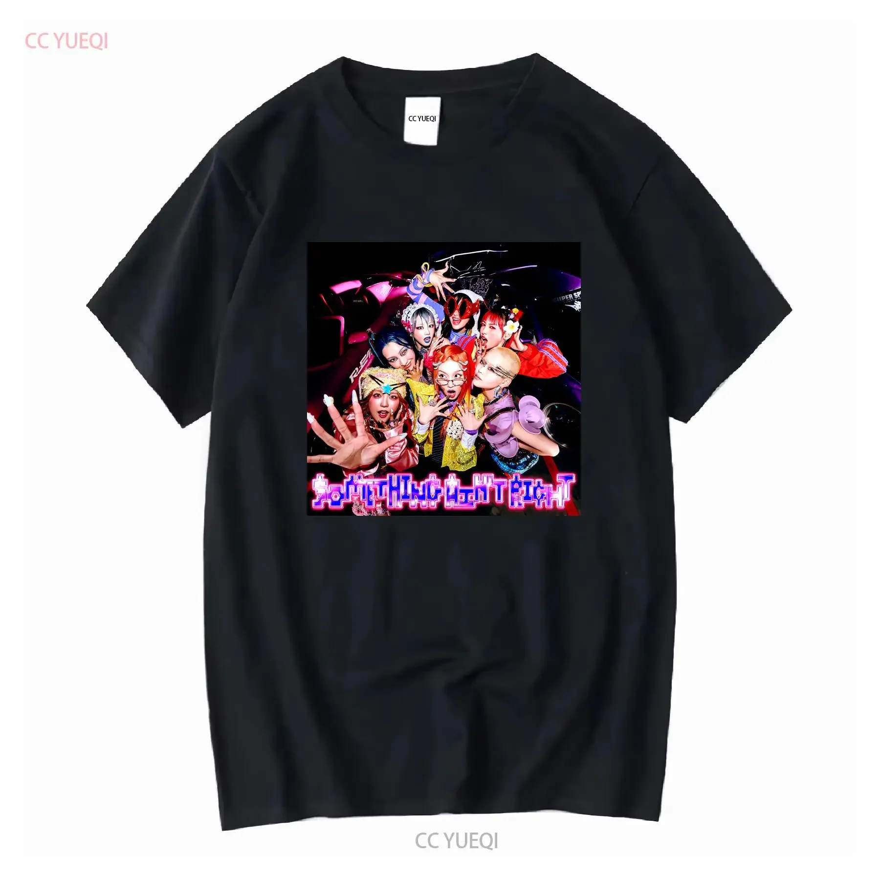 Quente novo xg algo não está certo para fãs multicolorido t camisa s 5xl vintage lavado gráfico elegante ligeiramente