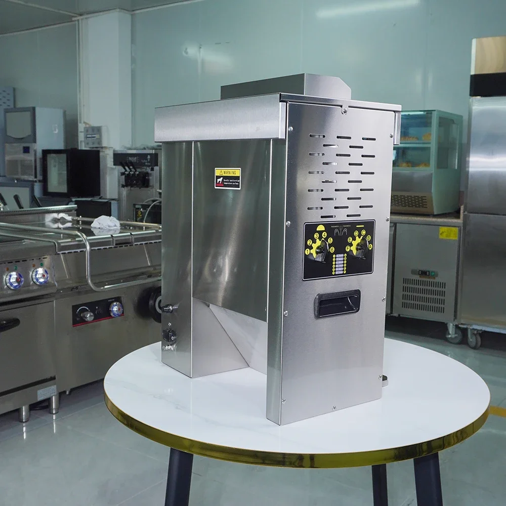 Electric Commercial Burger Machine Vertical Burger Bread Maker Burger Bread Toaster Restaurant
