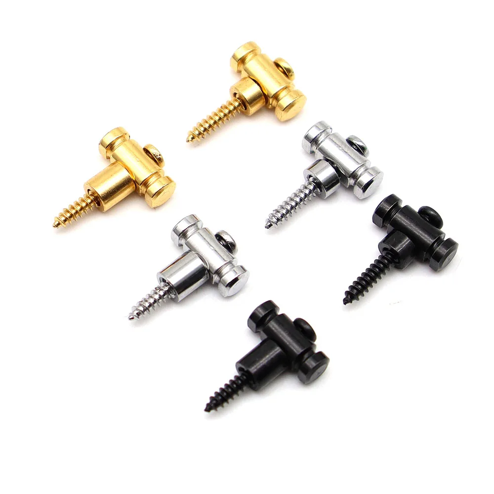 

2pcs Electric Guitar String Retainer Metal Guitar String Tree for Guitar Strings with Mount Screw