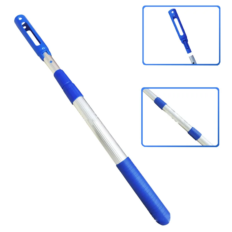 1pc Aluminum Pool Cleaning Telescopic Pole Swimming Pool Extension Pole For 90-160cm For Pool Cleaning Accessories