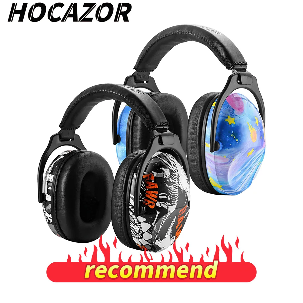 

HOCAZOR Kids Ear Protection Earmuffs For Children Autism Hearing Sensory Issues Noise Reduction Ear-muff Protecting Hearing