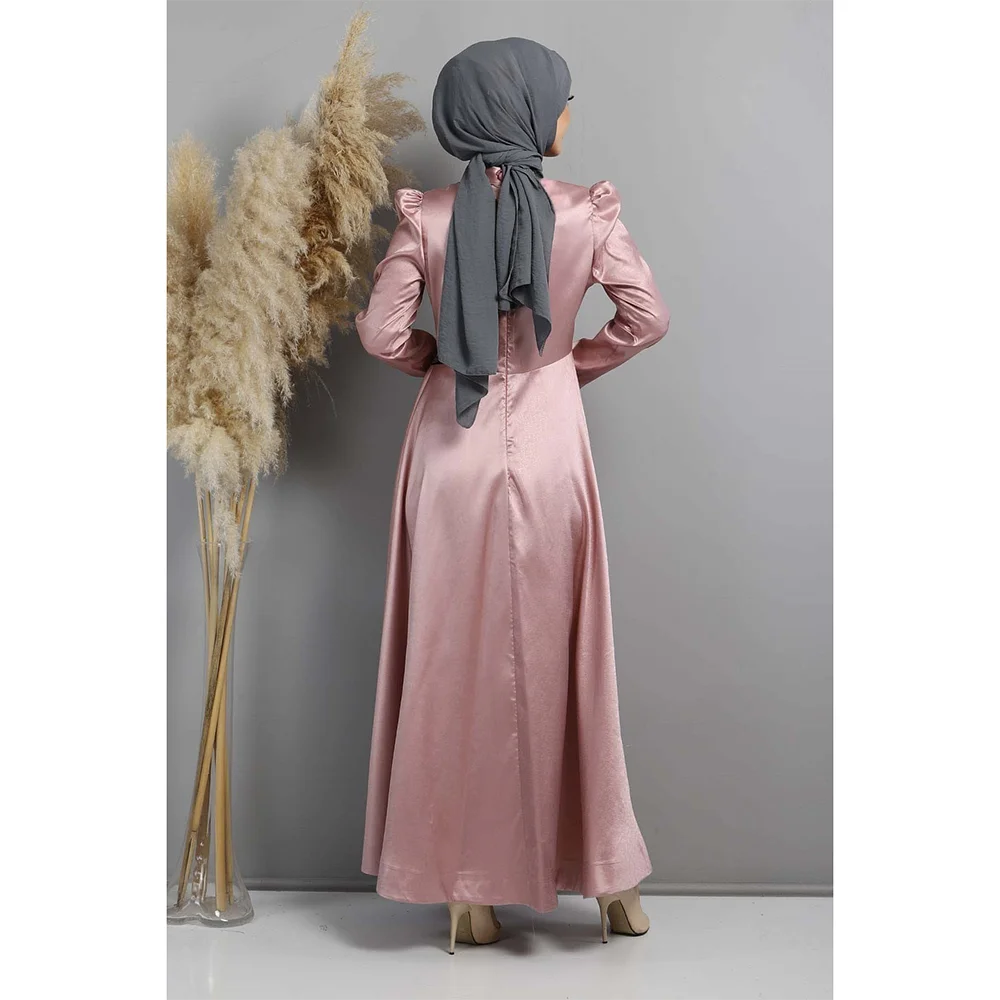 Abiti da sera lunghi personalizzati con colletto alto Abiti da ballo eleganti per occasioni formali Abiti da ballo alla caviglia con perline di cristallo 2025