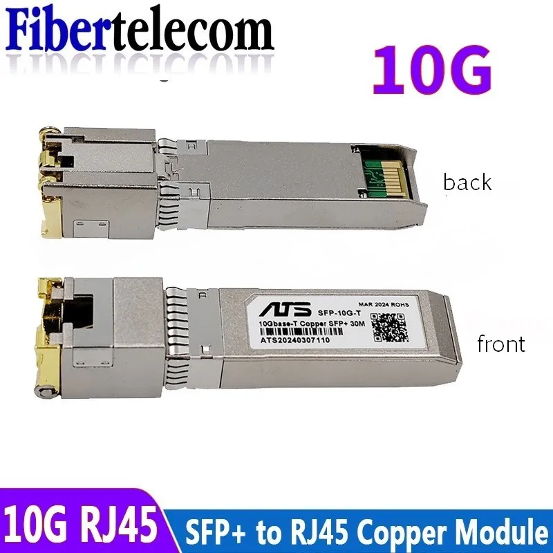 SFP 10G+Base-T GBIC Gigabit Port SFP RJ45 Module Code 2.5G Compatible With Mikrotik Various Switches Ethernet Module