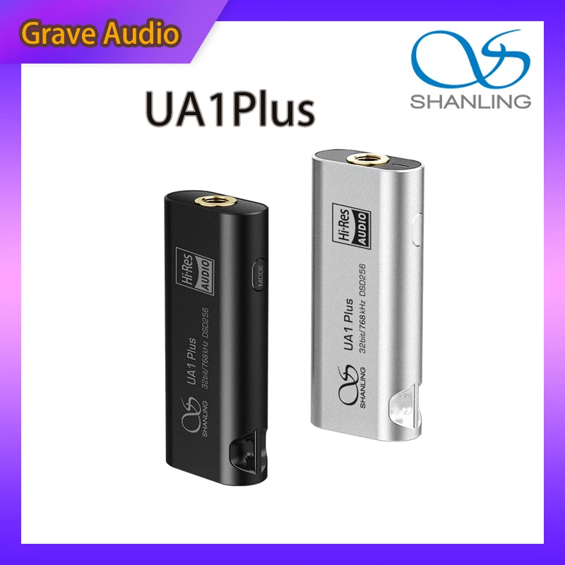 Shanling UA1 Plus Headphone Amplifier Portable Decoder Dual CS43131 DAC Chip UA1plus IEM AMP Mobile Phone USB Headphone Amplifie